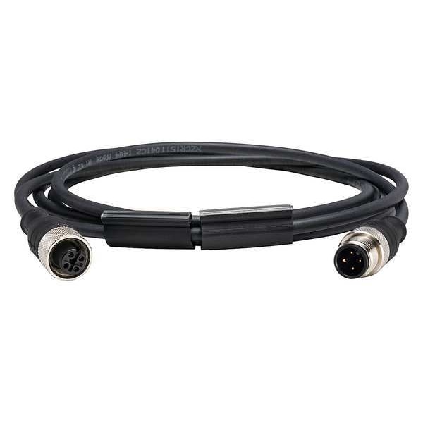 Cable de conexión Telemecanique Sensors, 6.56 pies, negro, 250VAC/300VDC - XZCR1511041C2