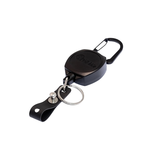 Key-Bak KEYBAK Sidekick - Hi-Capacity, Dual HC- ID Strap/Split Ring End Fitting, Lanyard - 0KB12-0A42