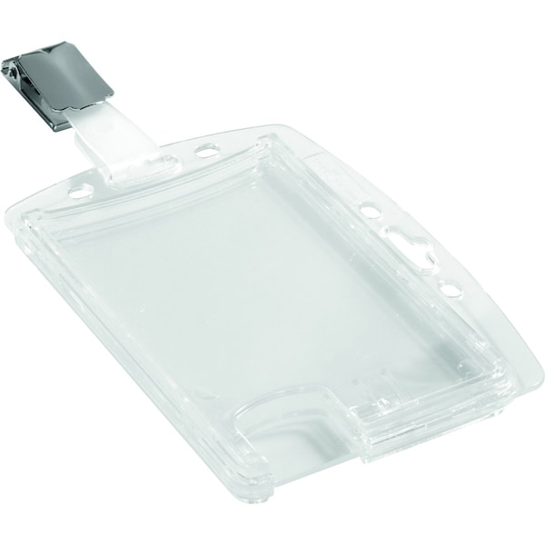 Durable Office Products ID Badge Holder, Shell Style, PK25 - 801319