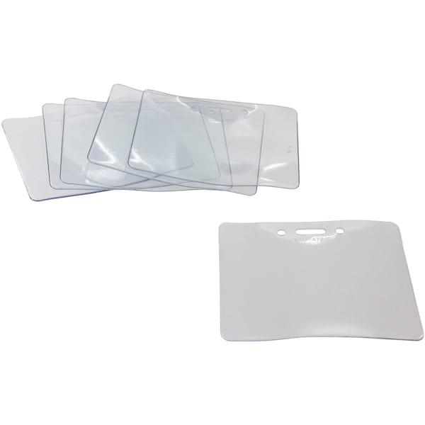 Sicurix ID Badge Holder, Horizontal, PK50 - BAU 47810