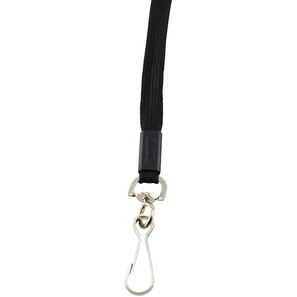 Sicurix Breakaway Lanyard, Steel Hook, 36", 12/PK, Black 12PK - BAU65514
