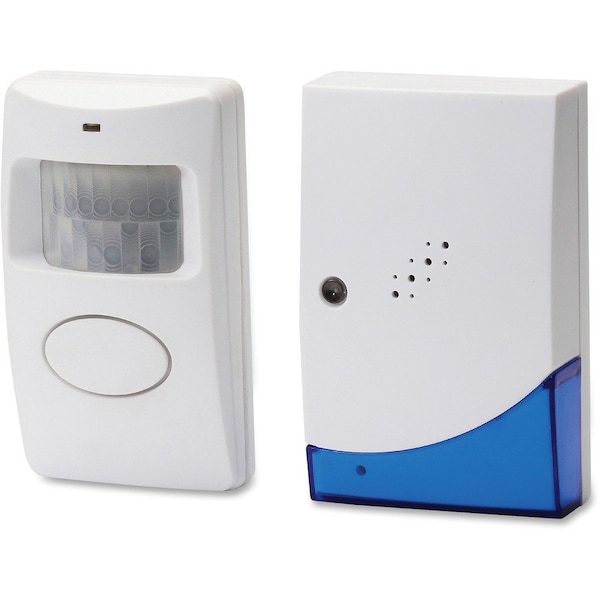 Tatco PIR Chime w/ Receiver, Wireless, 20ft Det RNG, Batt Reg'd, WE/BE - TCO57930