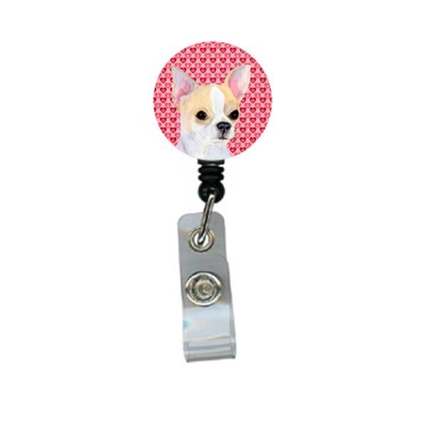 Carolines Treasures Chihuahua Retractable Badge Reel Or Id Holder With Clip - SS4474BR