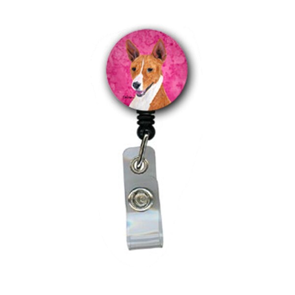 Carolines Treasures Basenji Retractable Badge Reel Or Id Holder With Clip - SC9124PK-BR