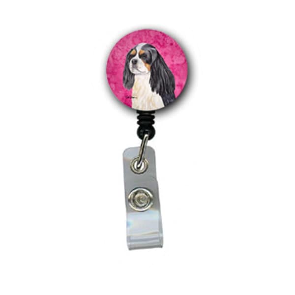 Teacher&Aposs Aid Cavalier Spaniel Retractable Badge Reel Or Id Holder With Clip - TE2910875