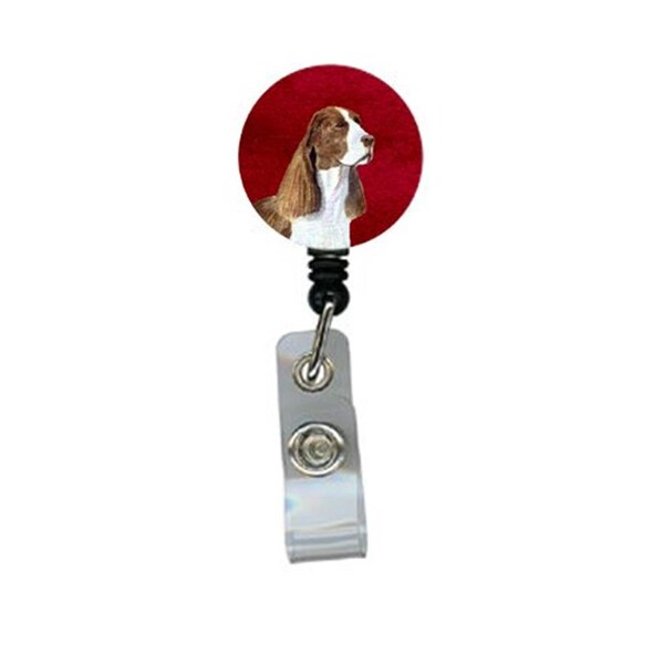 Carolines Treasures Springer Spaniel Retractable Badge Reel or ID Holder with Clip - SS6035BR