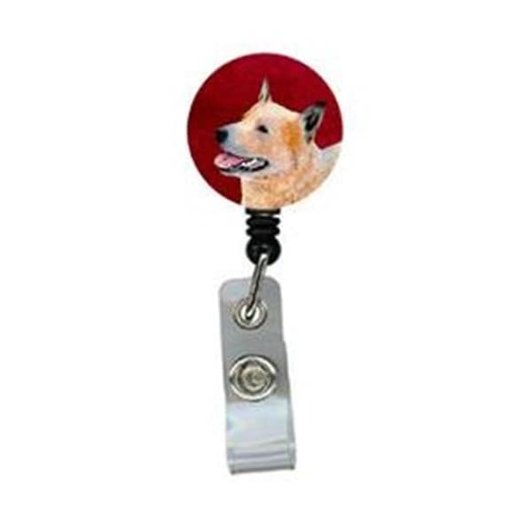 Carolines Treasures Australian Cattle Dog Retractable Badge Reel or ID Holder with Clip - SS6046BR