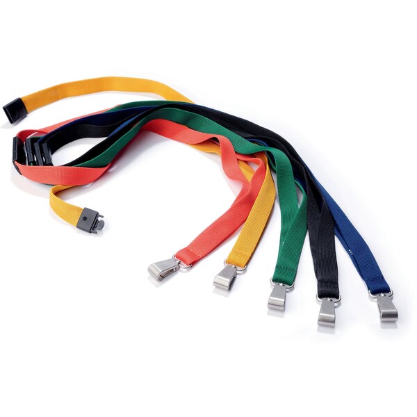 Durable Office Products Lanyard, 17" L, Safety Release, PK10 - 8127136