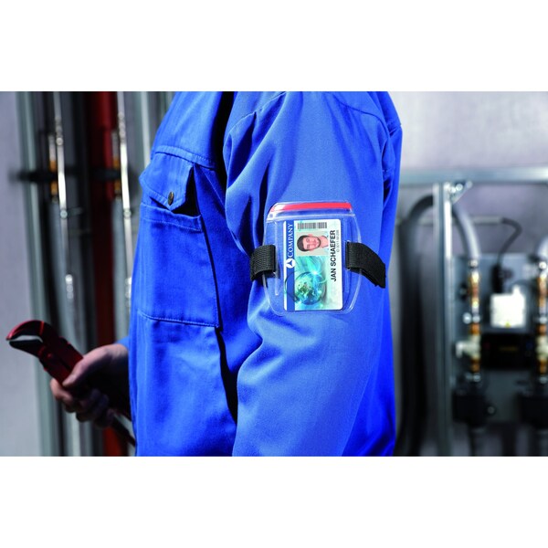 Durable Office Products Card Holder, 4-1/4" L, Outdoor Secure, PK10 - 841419