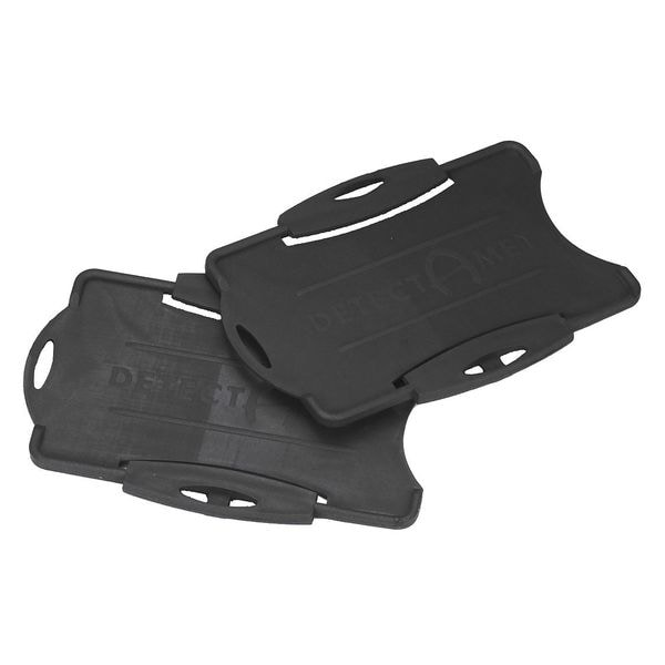 Detectamet Detectable Swipecard Holder, Plastic, Black, PK50 - 212-A65-A56-P02