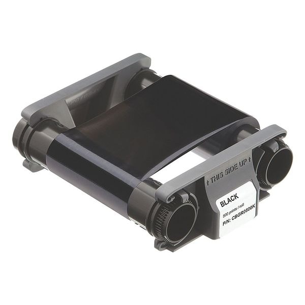 Badgy ID Card Printer Ribbon, Black, 8 in. H - CBGR0500K