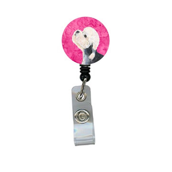 Teachers Aid Dandie Dinmont Terrier Retractable Badge Reel Or Id Holder With Clip - TE236249