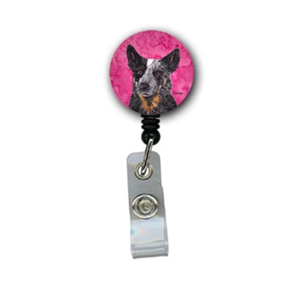 Carolines Treasures Carolines Treasures SC9141PK-BR Australian Cattle Dog Retractable Badge Reel Or Id Holder With Clip - SC9141PK-BR