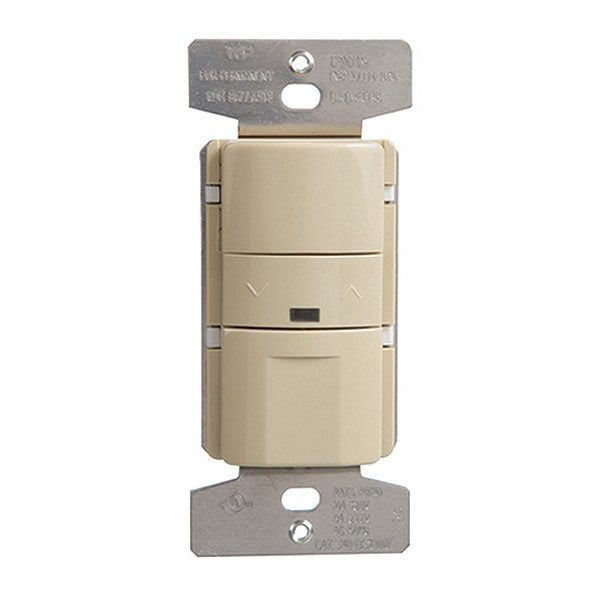 Interruptor de Pared Pir de Greengate 120/277V Auto/Manual V - OSW-P-1001-MV-V