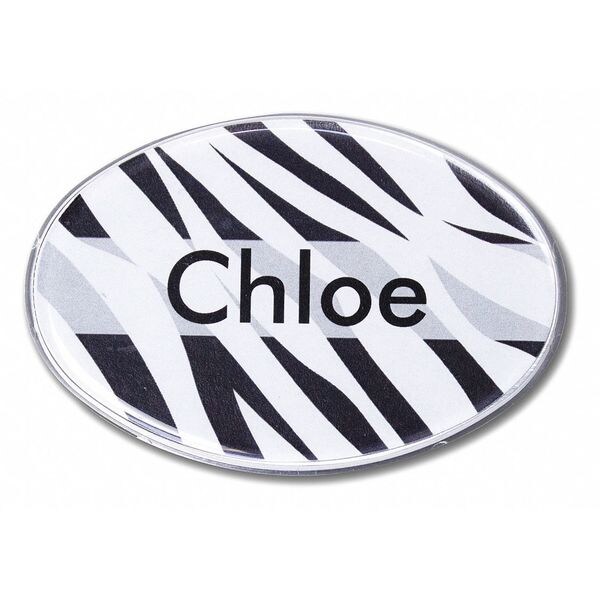 The Mighty Badge Badge, Zebra, Blank Legend, PK10 - 905819