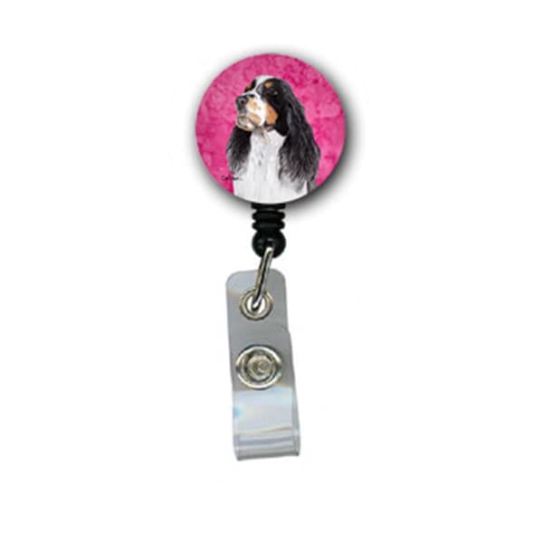 Teacher&Aposs Aid Springer Spaniel Retractable Badge Reel Or Id Holder With Clip - TE2921616