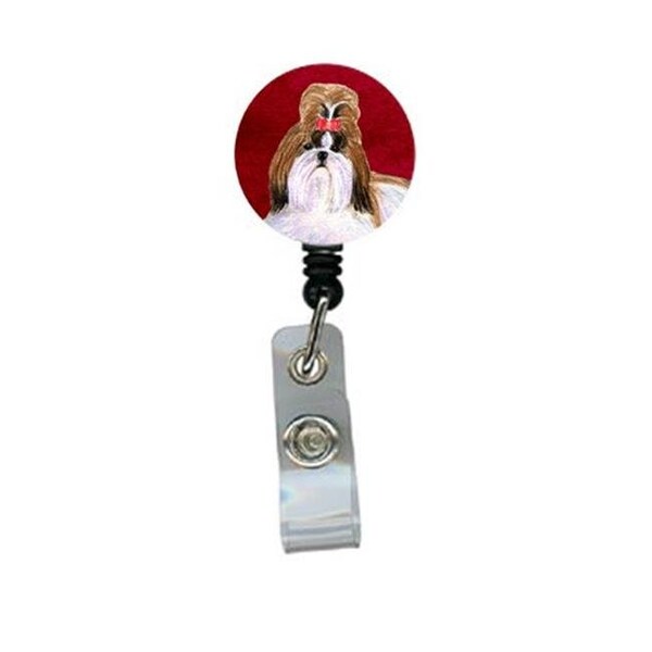 Carolines Treasures Carolines Treasures SS6012BR Shih Tzu Retractable Badge Reel or ID Holder with Clip - SS6012BR