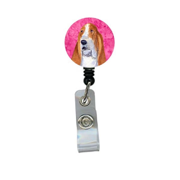 Teacher&Aposs Aid Basset Hound Retractable Badge Reel Or Id Holder With Clip - TE2920148