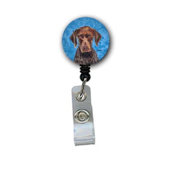 Carolines Treasures German Shorthaired Pointer Retractable Badge Reel Or Id Holder With Clip - SC9117BU-BR