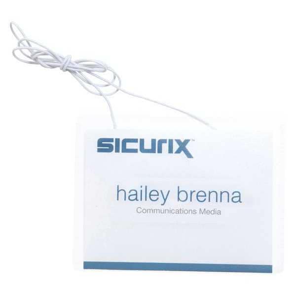 Sicurix ID Badge Holder Kit, Color Clear, PK50 - BAU 67678