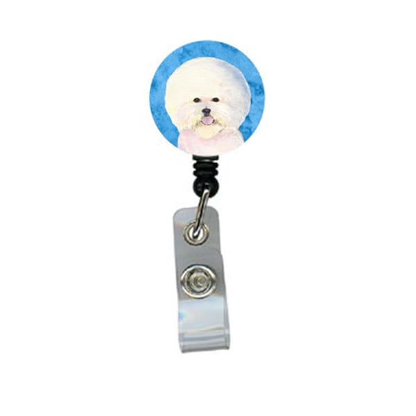 Teachers Aid Bichon Frise Retractable Badge Reel Or Id Holder With Clip - TE242185