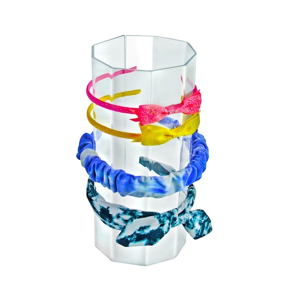 Azar Displays Small Acrylic Headband Holder, Headband Roll Size: 11.75'' W x 5'' D - 900020-GS-1PK