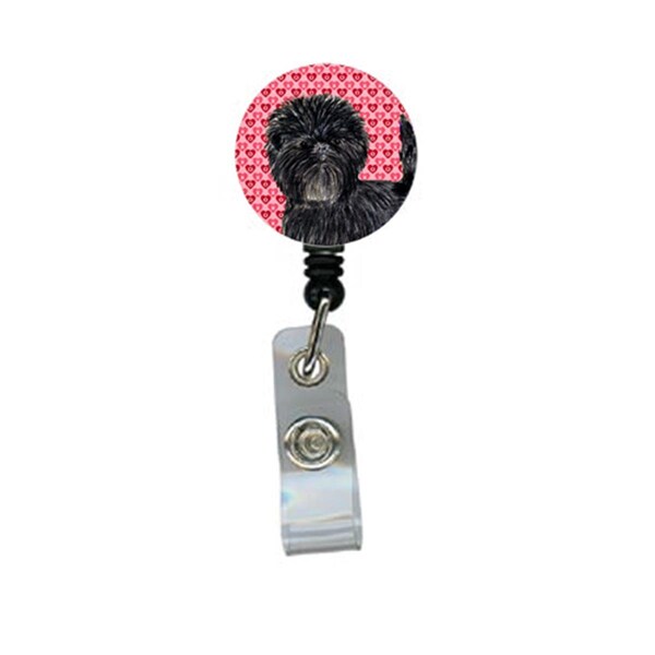 Carolines Treasures Affenpinscher Retractable Badge Reel Or Id Holder With Clip - SS4511BR