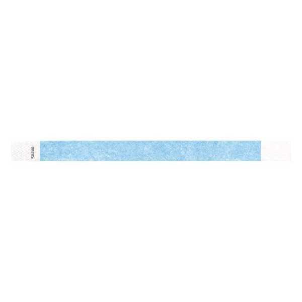 Identiplus ID Wristband, Adhesive, Sky Blue, PK500 - T3-22