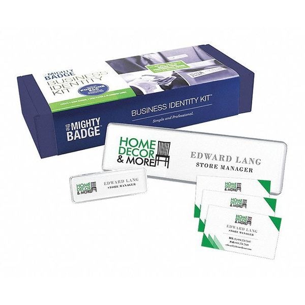 The Mighty Badge Badge, Desk Kit, Blank Legend, PK4 - 906748
