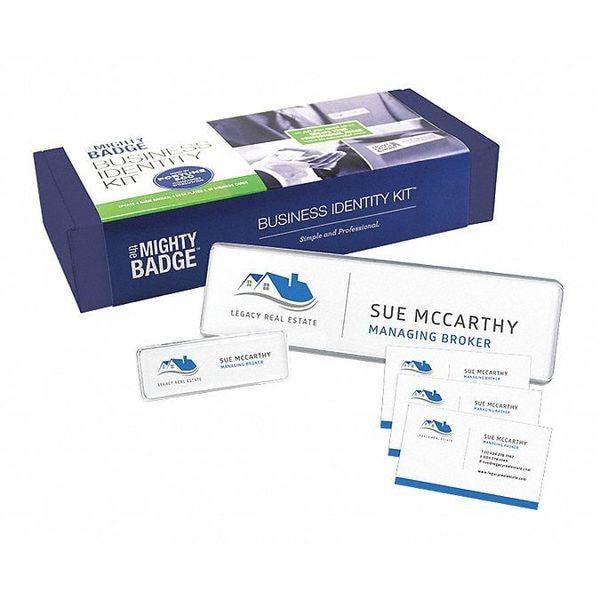 The Mighty Badge Badge, Desk Kit, Blank Legend, PK4 - 906748