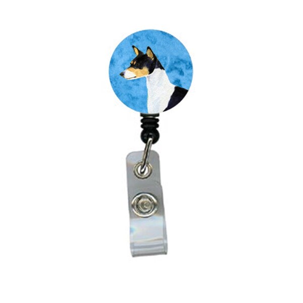 Teachers Aid Basenji Retractable Badge Reel Or Id Holder With Clip - TE752037