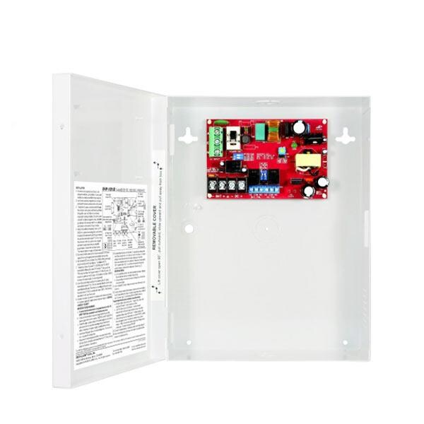 Seco-Larm Access Control Power Supply in enclosure. 12 or 24 VDC output voltage. 1 Output, 3A at 12VDC - SLM-EAP-3D1Q