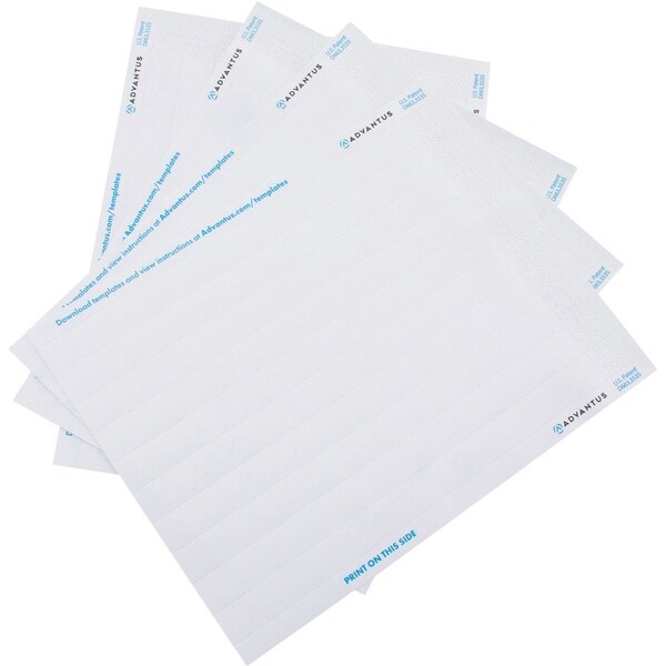 Advantus Wristband, Tyvek, White, 500/P 10PK - AVT75697