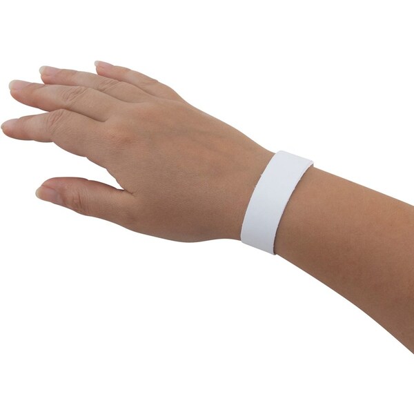 Advantus Wristband, Tyvek, White, 500/P 10PK - AVT75697