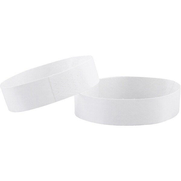 Advantus Wristband, Tyvek, White, 500/P 10PK - AVT75697