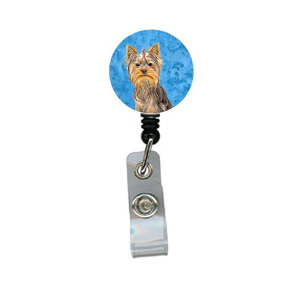 Carolines Treasures Schnauzer Retractable Badge Reel - KJ1227BU-BR