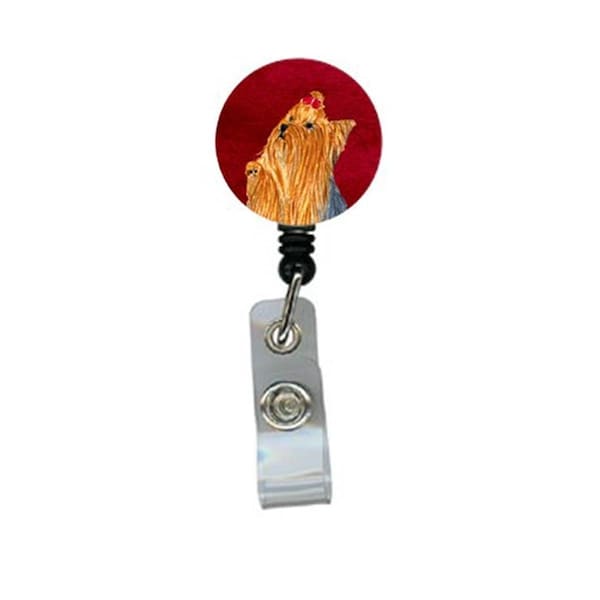 Teacher&Aposs Aid Yorkie Retractable Badge Reel or ID Holder with Clip - TE2895430