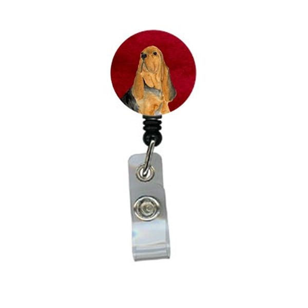 Carolines Treasures Bloodhound Retractable Badge Reel or ID Holder with Clip - SS6032BR