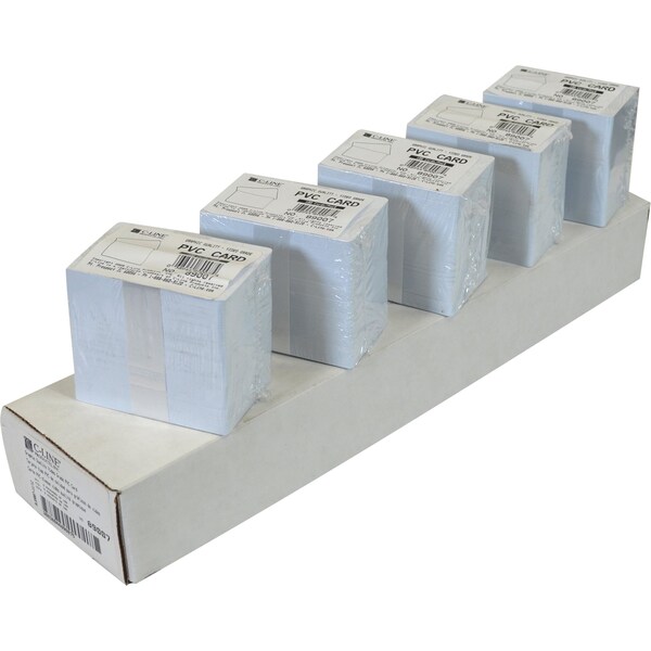 C-Line Products Quality Video Grade PVC Card, PK100 - 89007