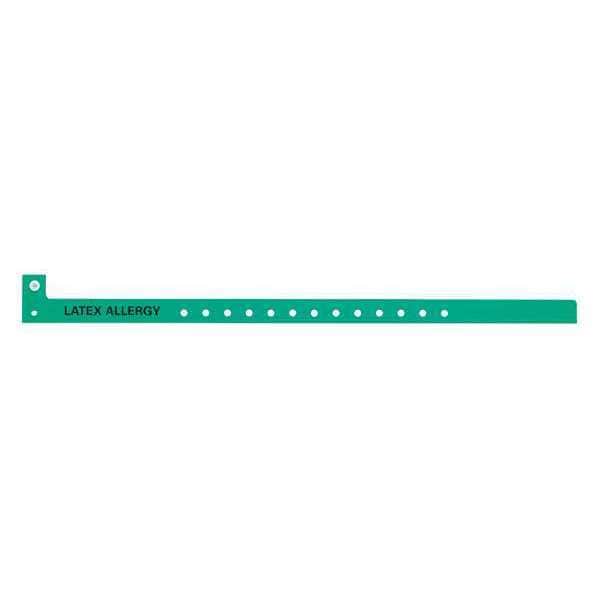 Identiplus ID Wristband, Plastic, Latex Allergy, PK500 - P2DM-201-35