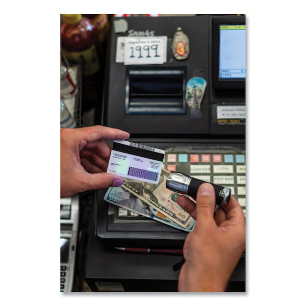 Dri Mark UV Pro Ultraviolet Counterfeit Detecto, UV Light; Watermark, U.S.; Most Foreign Currencies - UVPROPLUS-B