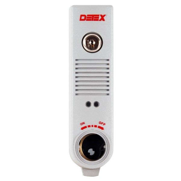 Detex Stand Alone Surface Mount Alarm, Exit Alarm, Gray, No 19 Key - EAX-500 GRAY W/#19 KEY