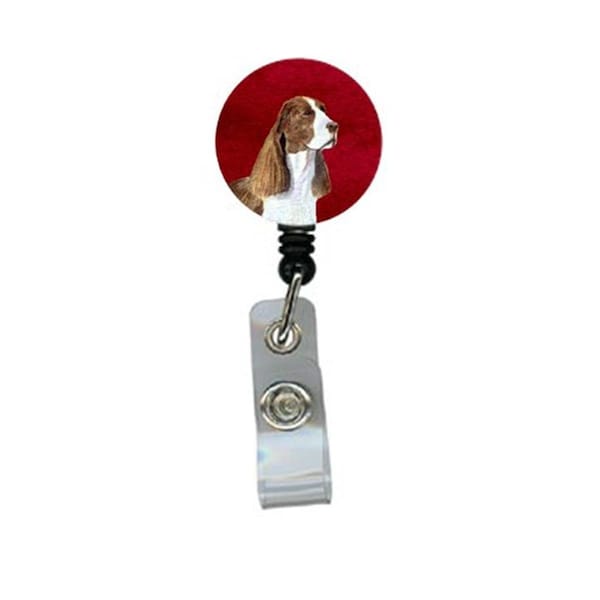Teacher&Aposs Aid Springer Spaniel Retractable Badge Reel or ID Holder with Clip - TE2902025