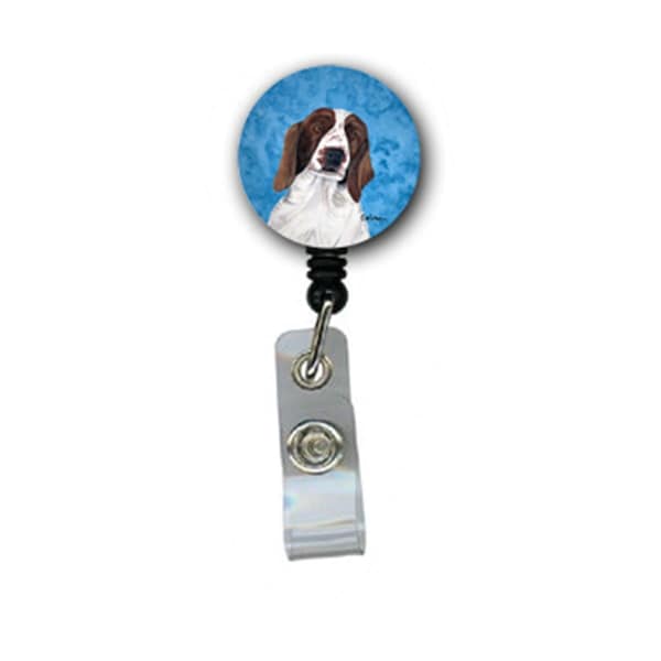Carolines Treasures Springer Spaniel Retractable Badge Reel Or Id Holder With Clip - SC9131BU-BR