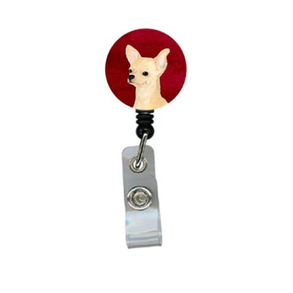 Carolines Treasures Chihuahua Retractable Badge Reel or ID Holder with Clip - SS6043BR