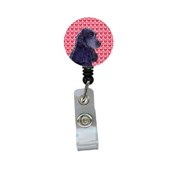 Carolines Treasures Cocker Spaniel Retractable Badge Reel Or Id Holder With Clip - SS4471BR