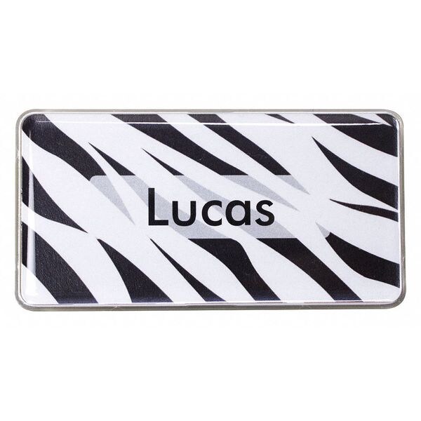 The Mighty Badge Badge, Zebra, Blank Legend, PK10 - 905815