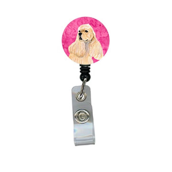 Teacher&Aposs Aid Cocker Spaniel Retractable Badge Reel Or Id Holder With Clip - TE2923633