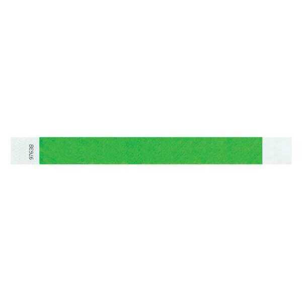 Identiplus ID Wristband, Adhesive, Light Green, PK500 - T2-01