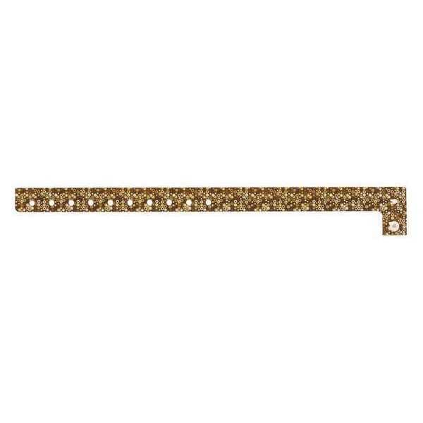 Identiplus ID Wristband, Holographic, Gold, PK500 - P1H-11